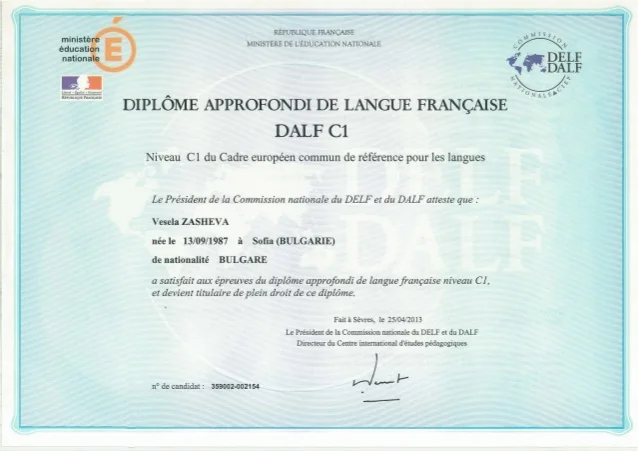 obtenir un certificat DALF. coût d'un certificat DALF. Préparation au certificat DALF. DALF diplomas online. certificat dalf c1, certificat dalf c2. cours dalf