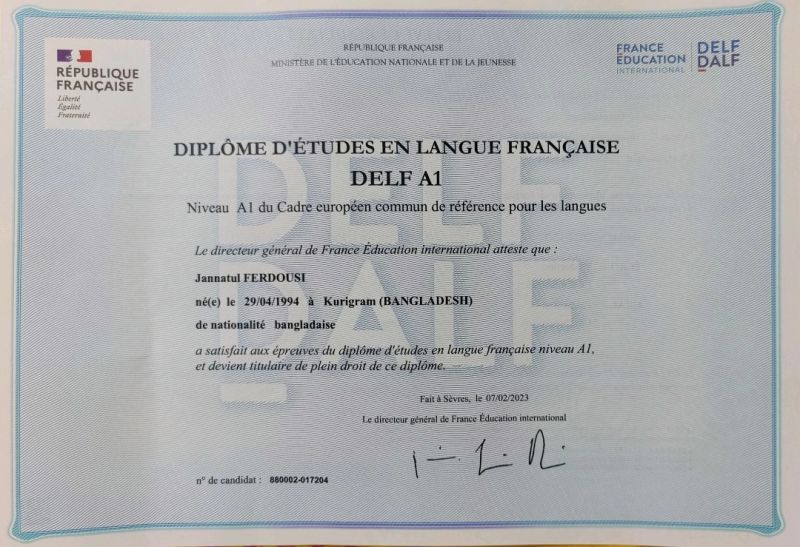 certificat DELF/DALF à Djibouti